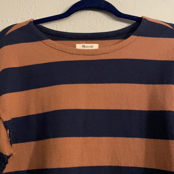 Madewell Striped Luxe Long Sleeve Tee - Picture 4 of 10